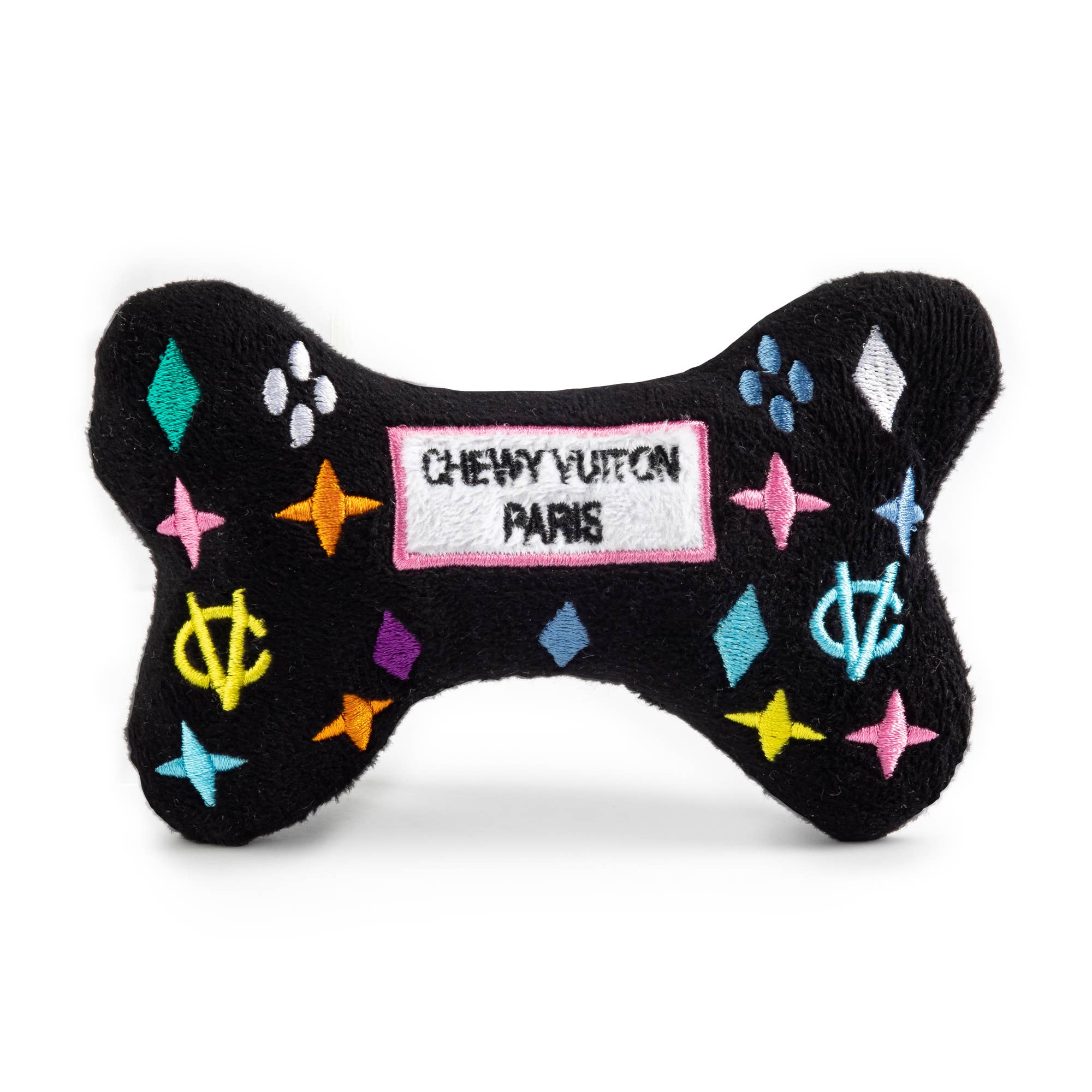 Black Monogram Chewy Vuiton Bone - Small