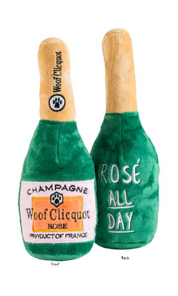 Woof Clicquot Rose&#39; Champagne Bottle